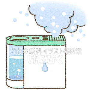 加湿器のイラスト