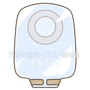 ストーマ用装具のイラスト