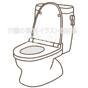 洋式トイレのイラスト